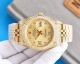 High Quality Swiss 3255 Rolex Oyster Perpetual 41mm Yellow Gold Ice Out Case Watch (5)_th.jpg